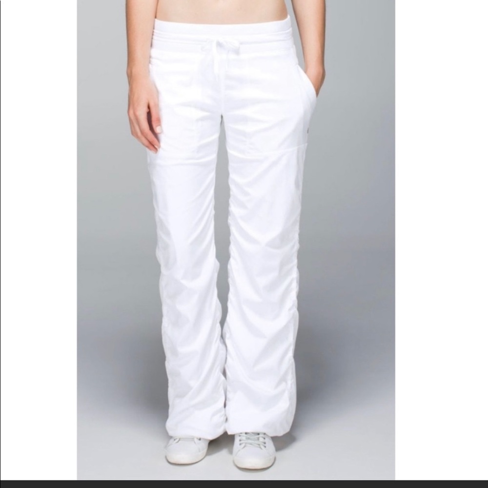 Lululemon White Dance Studio Pants